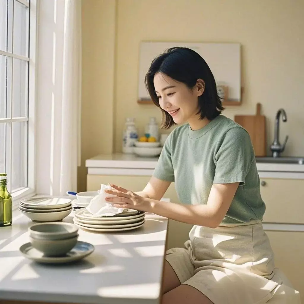 Tymus 재사용 가능한 부엌 물티슈 : 비밀 무기 부엌