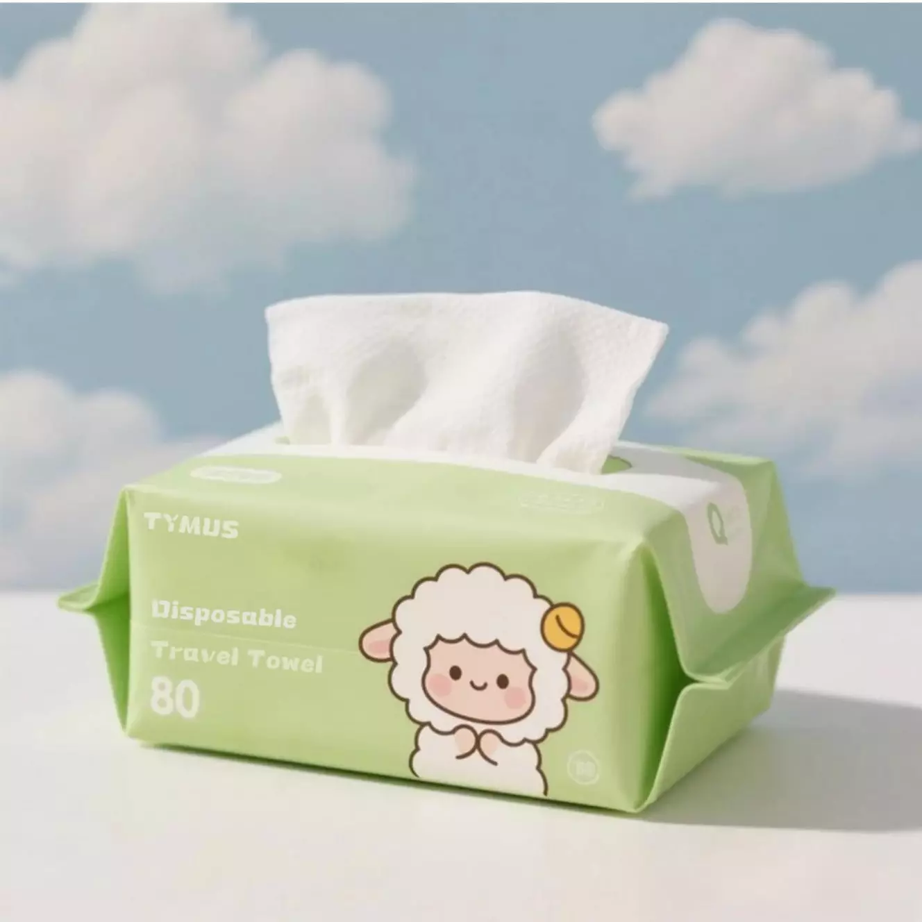 여행이 지속 가능한 부드러움을 충족시킬 때 - 여행 타월 일회용