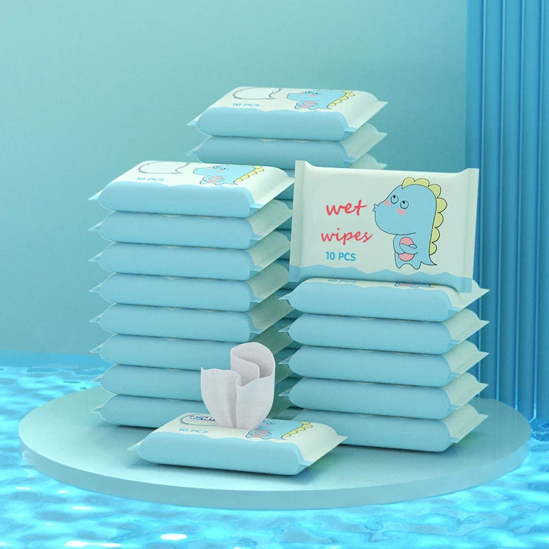 큰 젖은 물티슈